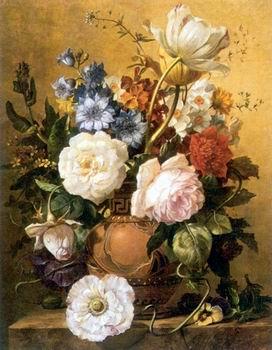 unknow artist Floral, beautiful classical still life of flowers.124 oil painting picture